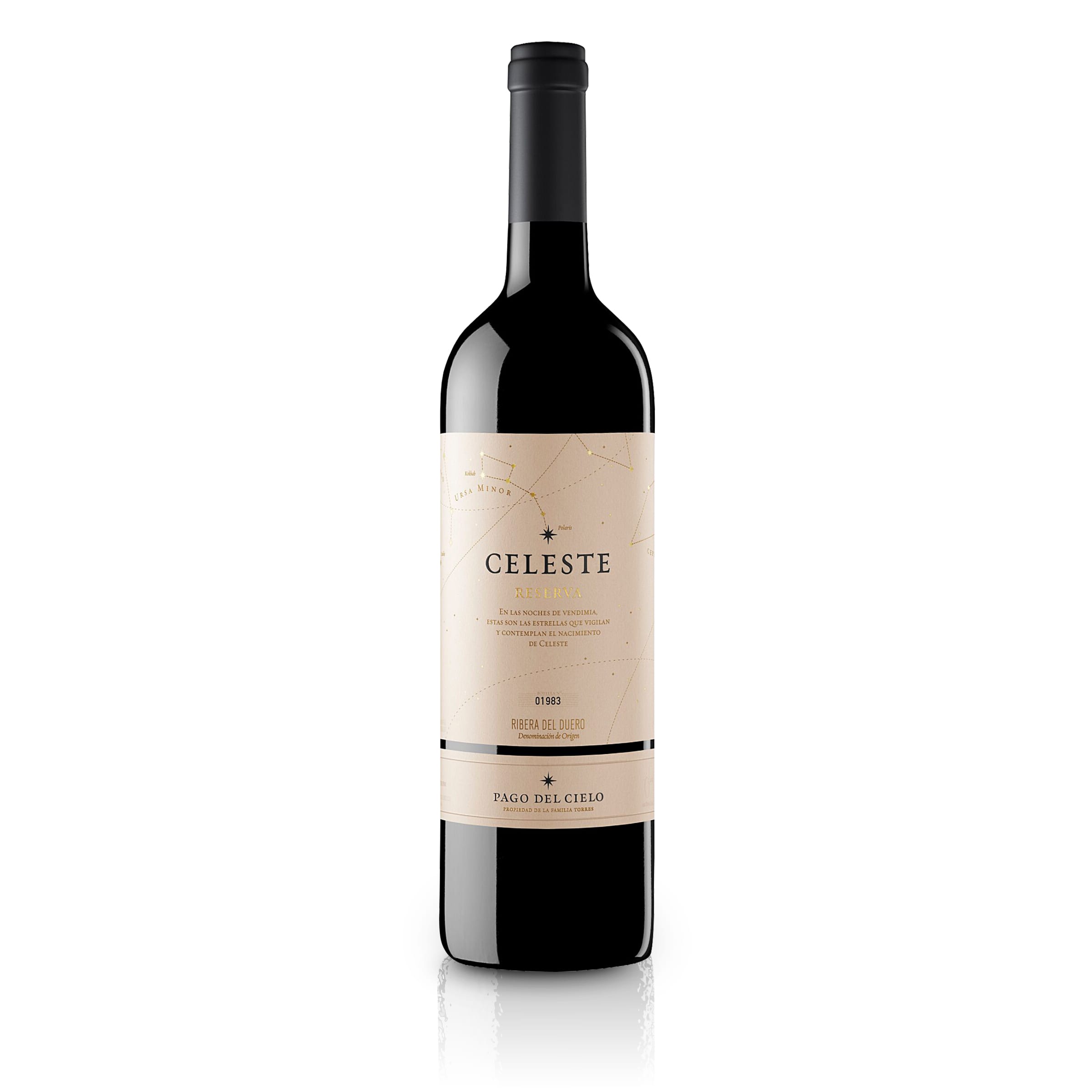 2018 Celeste Reserva Miguel Torres - Spanien - Katalonien, Ribera del Duero - 90 Punkte , James Suckling
