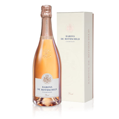 Champagne Barons de Rothschild Rosé Extra Brut in Geschenkpackung