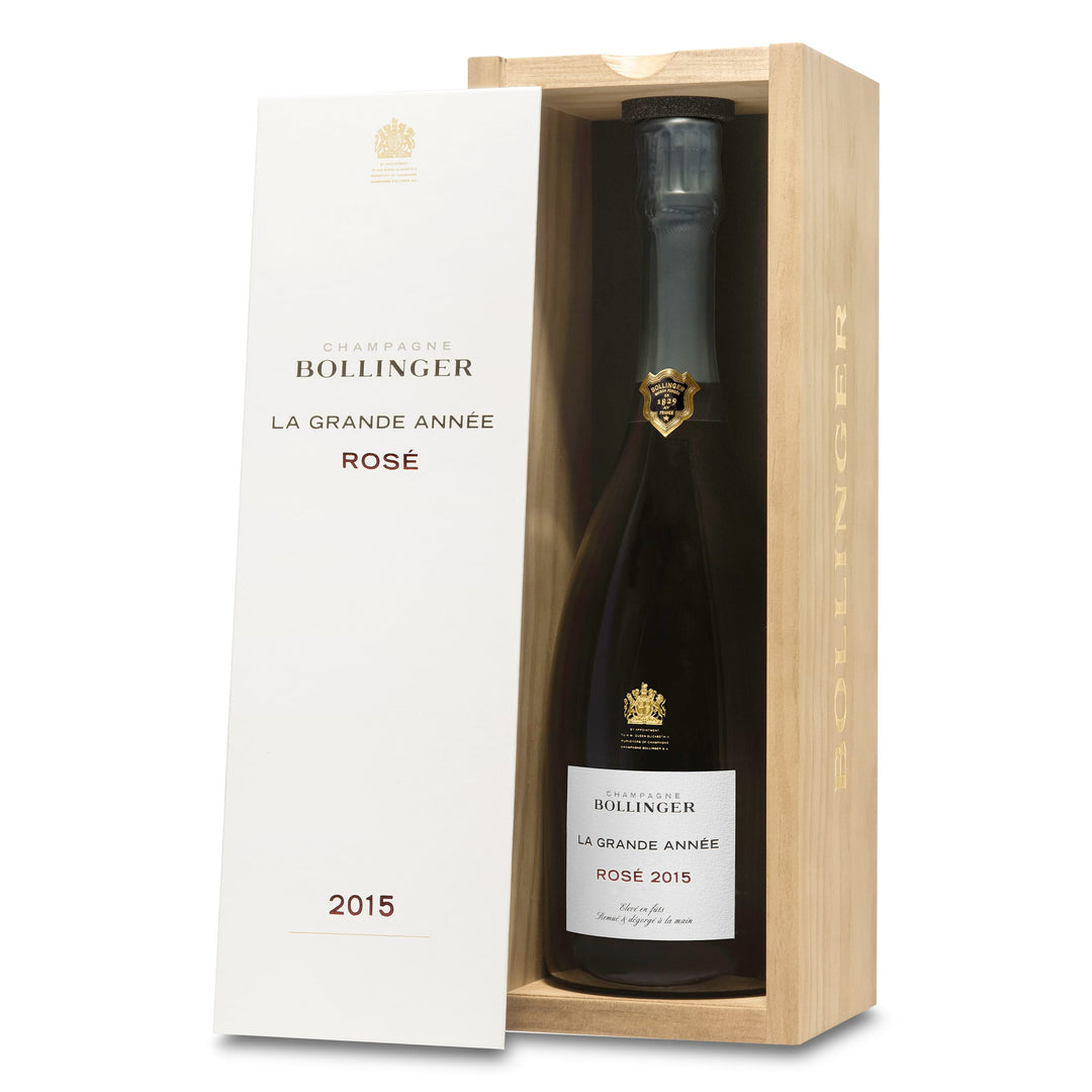 Bollinger La Grande Anneé Rosé 2015 Champagner in Holzkiste750 ml