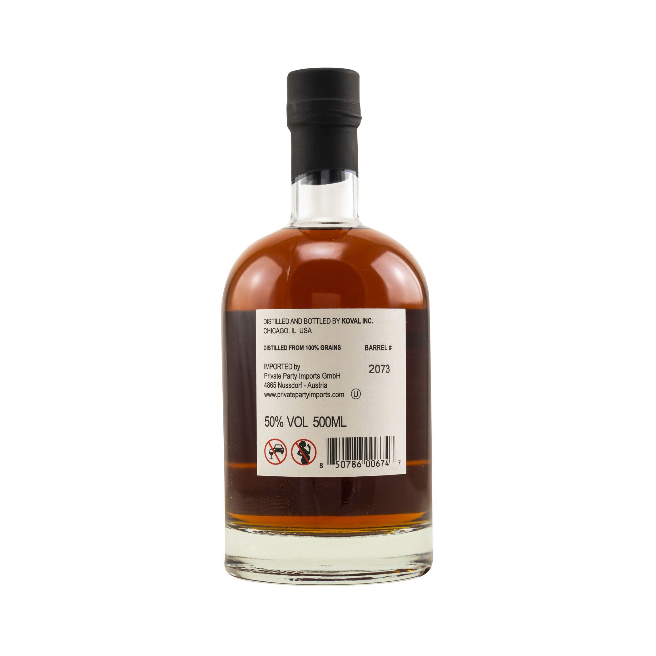 Koval Bourbon Whiskey - Bottled in Bond - Limited Edition for Kirsch Import