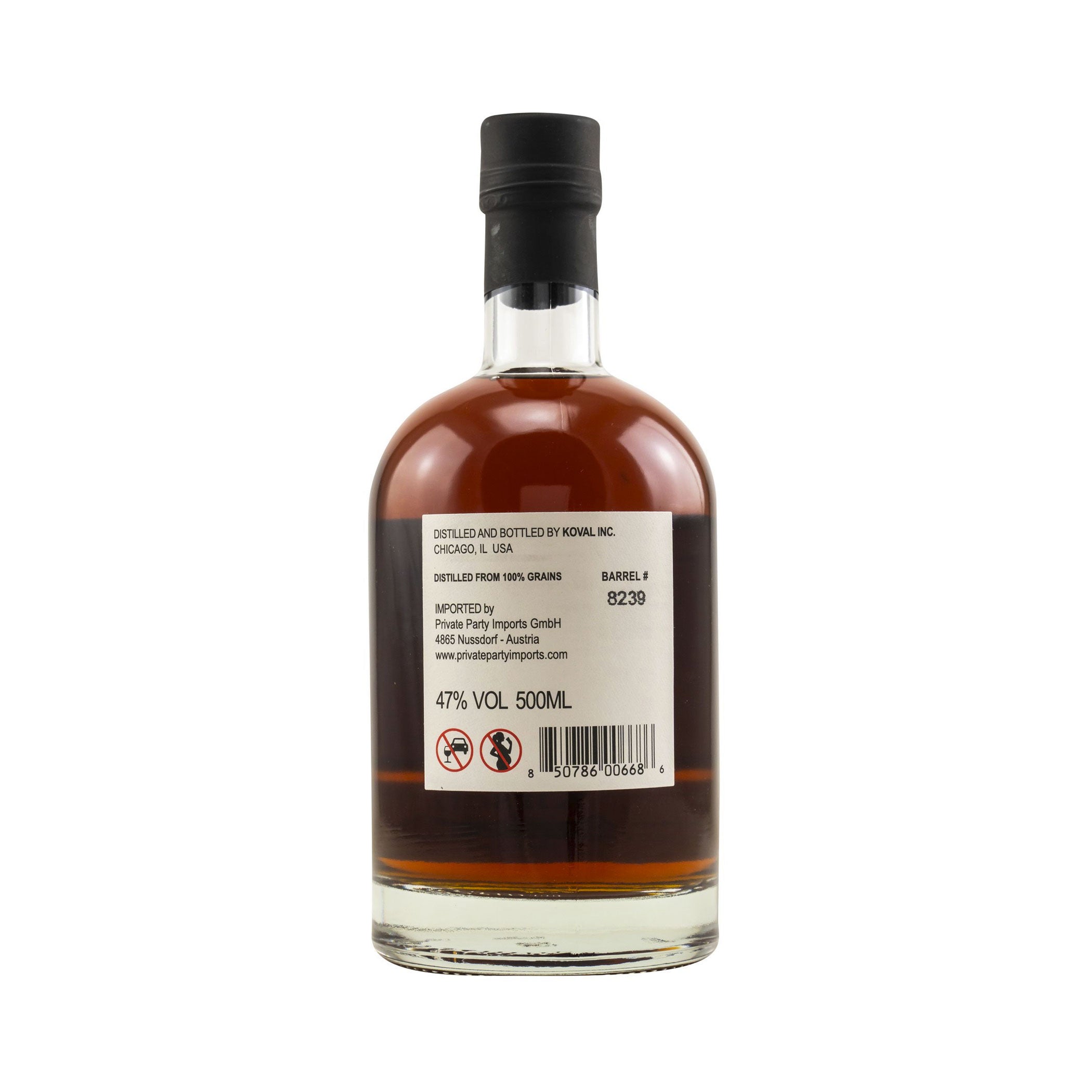 Koval Wheat Whiskey - PX Barrel - Limited Edition for Kirsch Import
