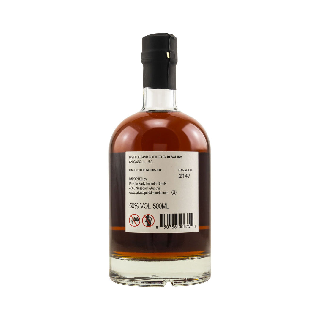 Koval Rye Whiskey - Bottled in Bond - Limited Edition for Kirsch Import