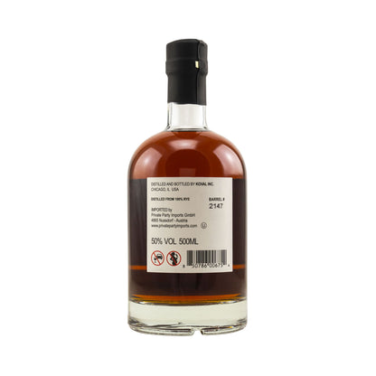 Koval Rye Whiskey - Bottled in Bond - Limited Edition for Kirsch Import