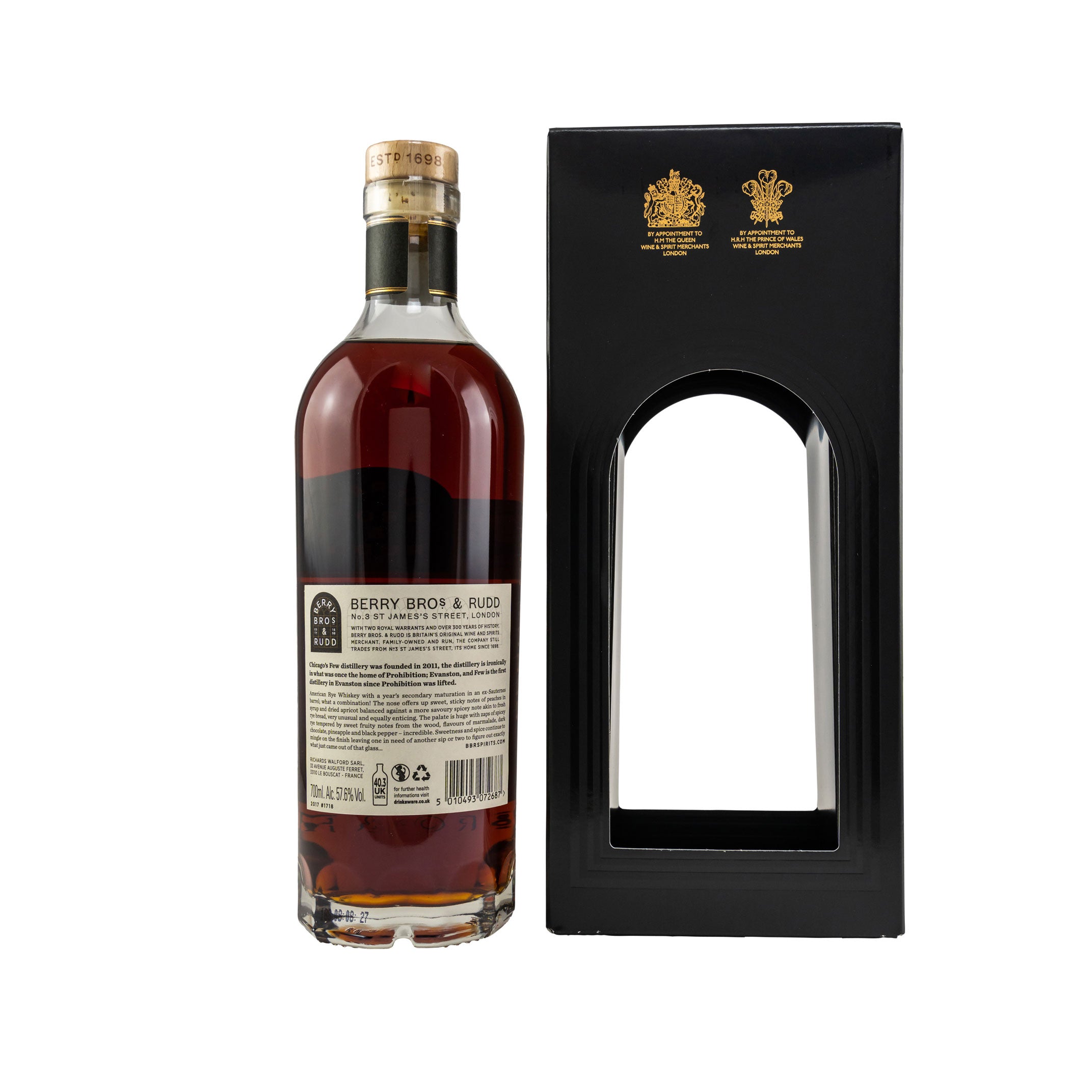 FEW Rye 2017/2021 - 4 Jahre - #1718 - (Berry Bros & Rudd)