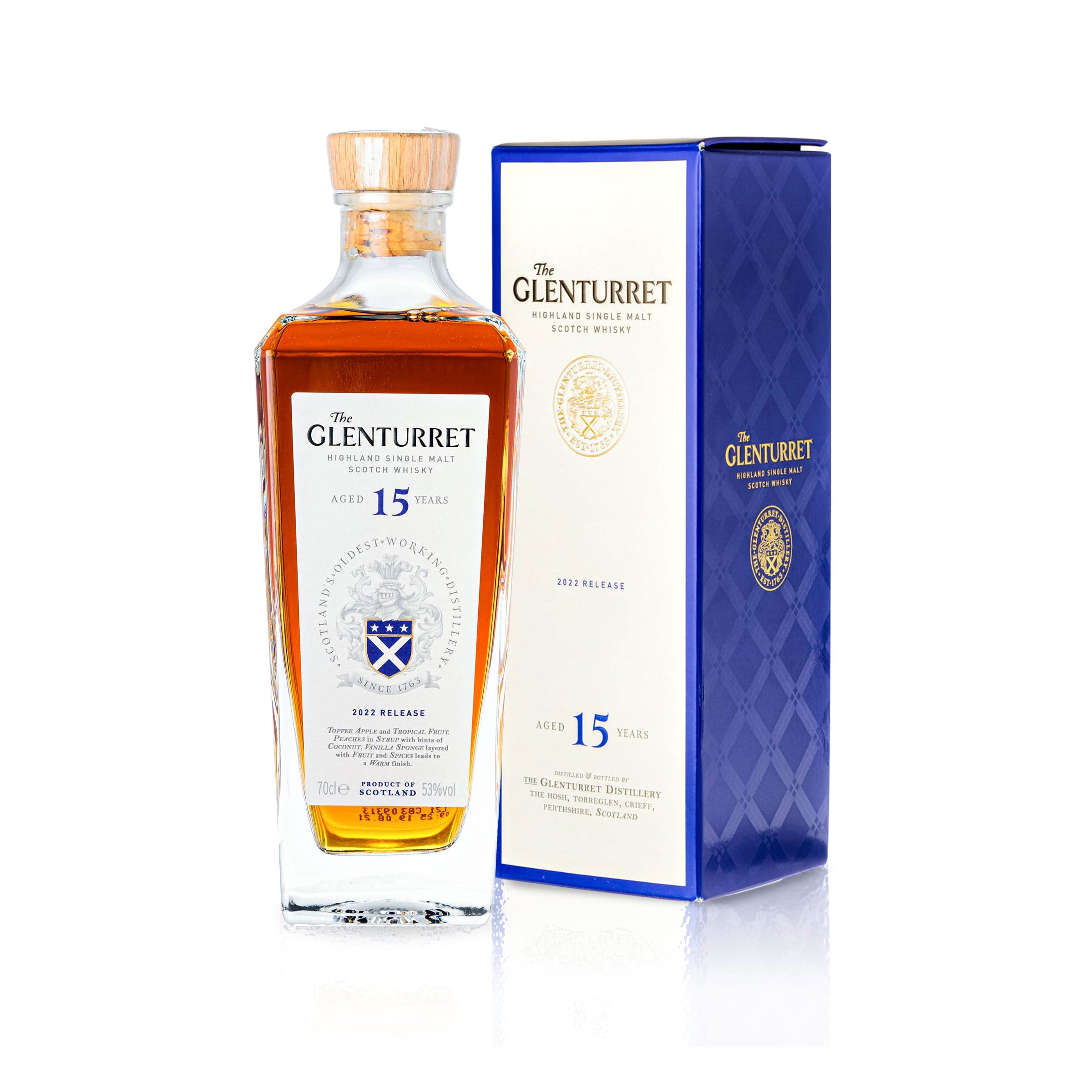 Glenturret 15 Jahre Release 2022 0,7L 53% vol. 2022 Release