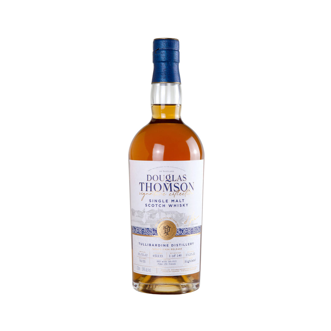 Tullibardine 2012/2021 - 1st-Fill Fino QTR Finish - Douglas Thomson signature collection
