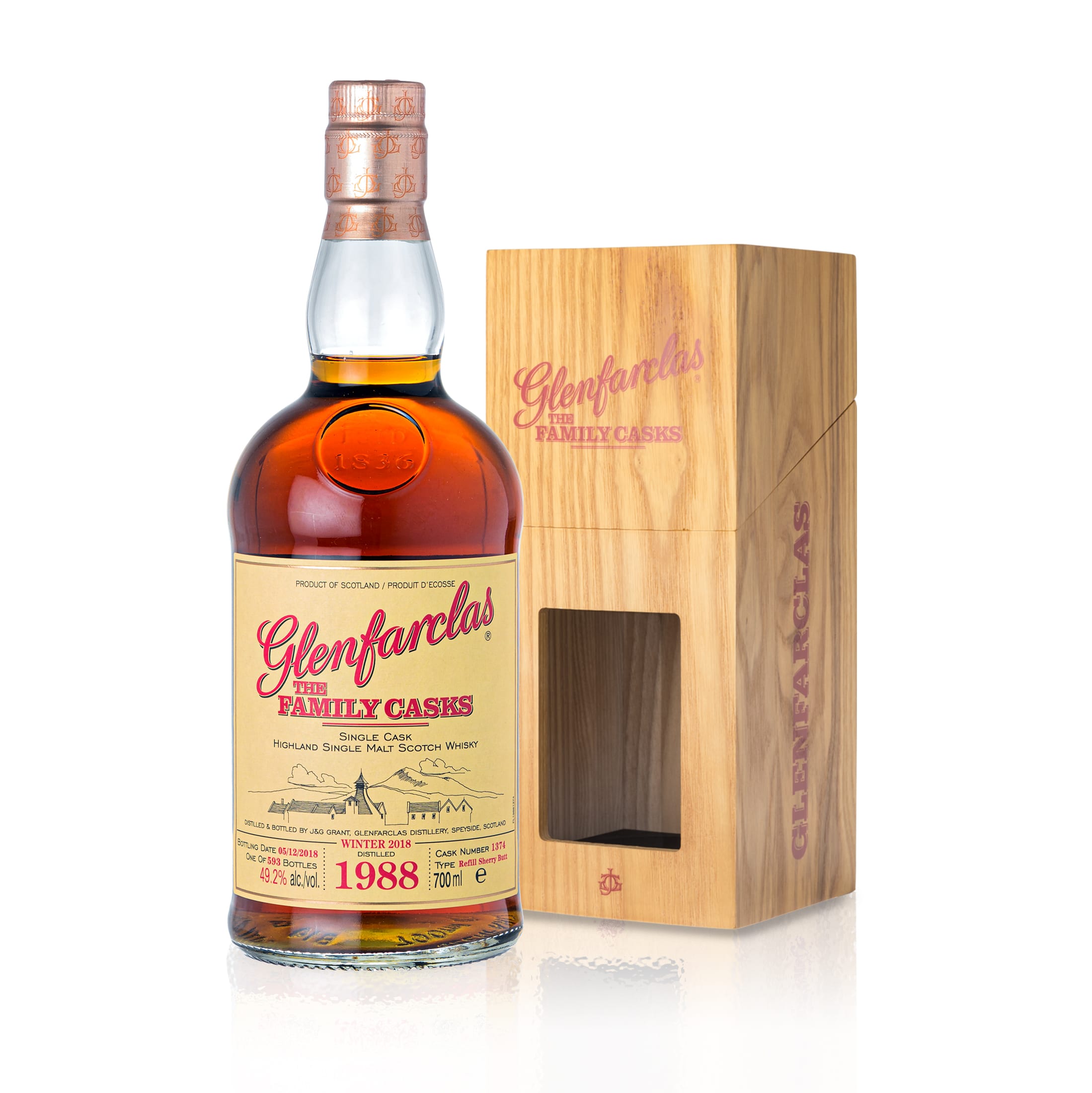 Glenfarclas 30 Jahre 1988/2018 Family Cask Release Winter 2018