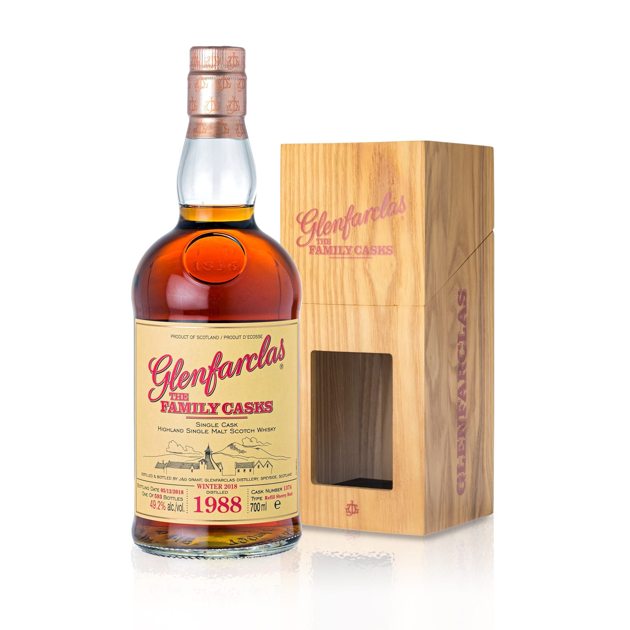Glenfarclas 30 Jahre 1988/2018 Family Cask Release Winter 2018