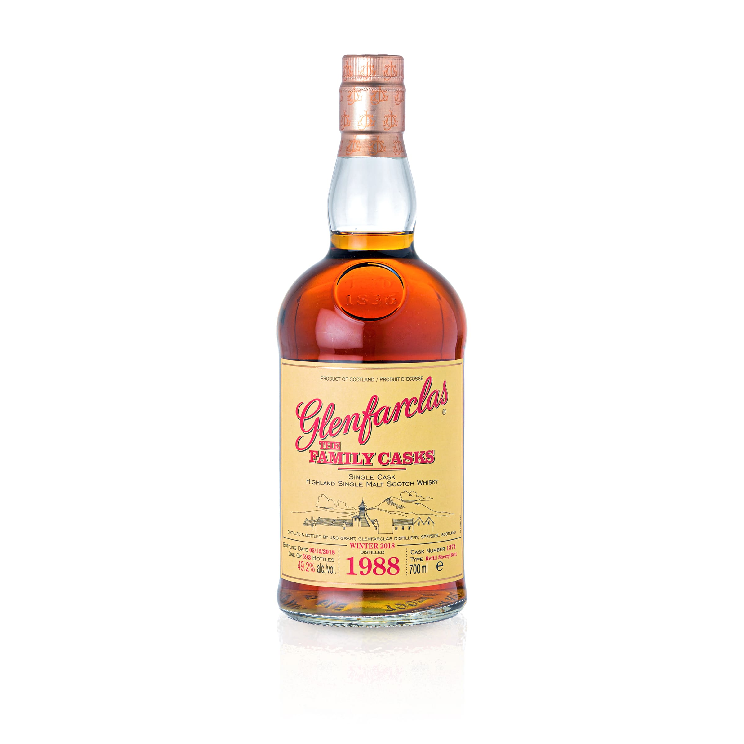 Glenfarclas 30 Jahre 1988/2018 Family Cask Release Winter 2018