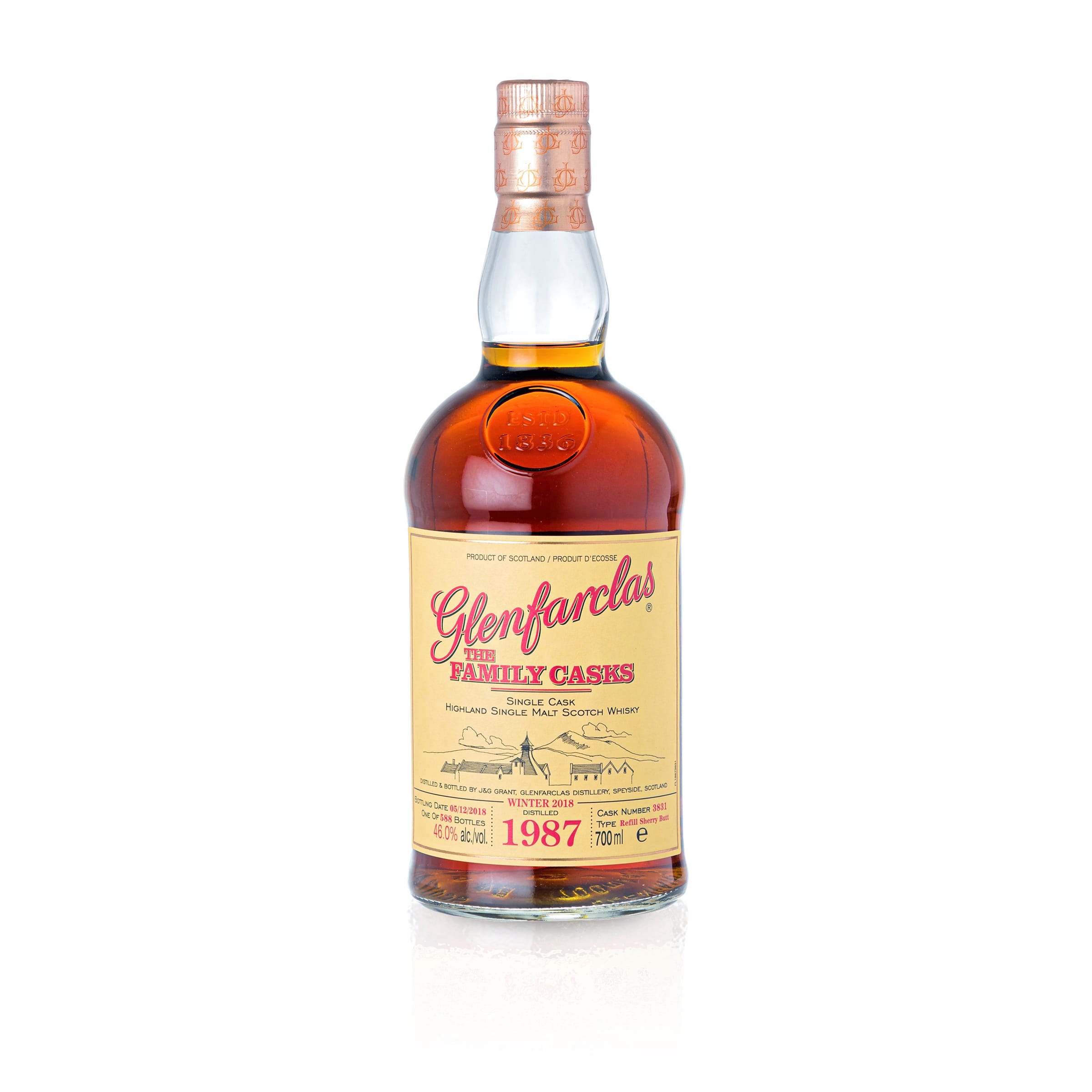 Glenfarclas 30 Jahre 1987/2018 Family Cask Release Winter 2018