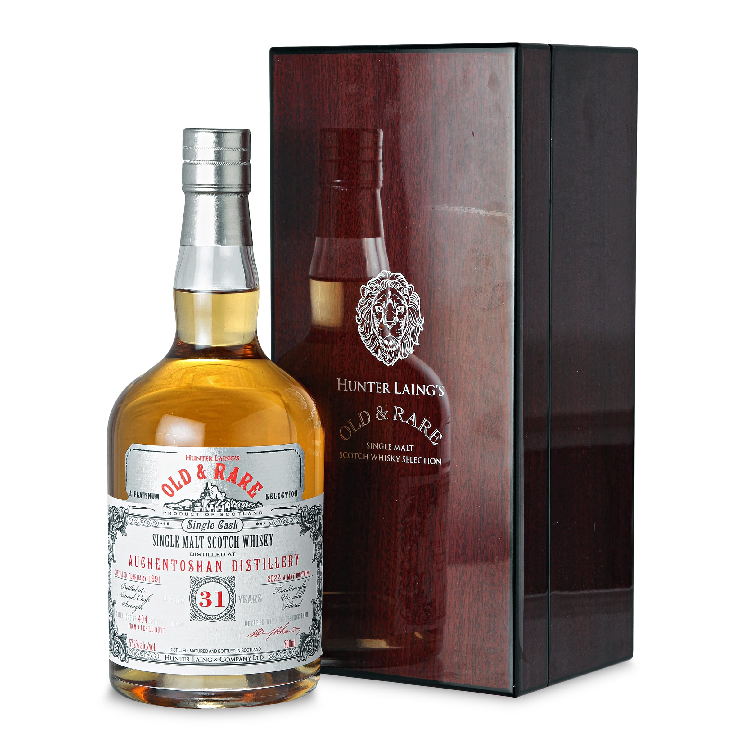 Auchentoshan 1991/2022 - 31 Jahre -  57,2 % Vol. -  Hunter Laing - Old & Rare - OAR0446