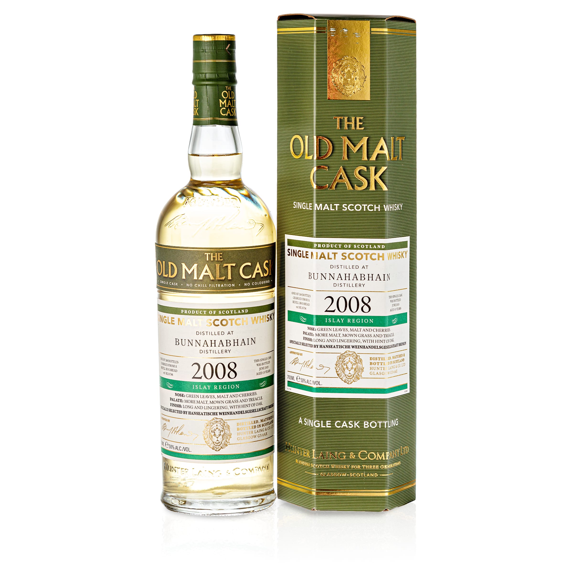 Bunnahabhain peated Hunter Laing 10 Jahre 2008/2019