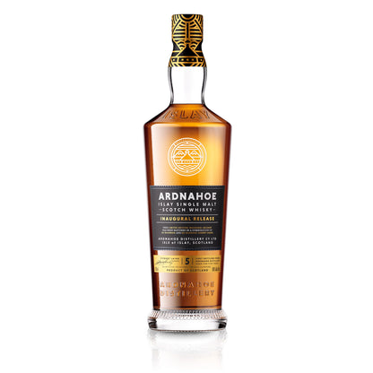 Ardnahoe | Inaugural Release | 5 Jahre | Islay Single Malt Scotch Whisky | harmonischer fruchtig-rauchiger Geschmack | 50 % Vol | 700 ml Einzelflasche