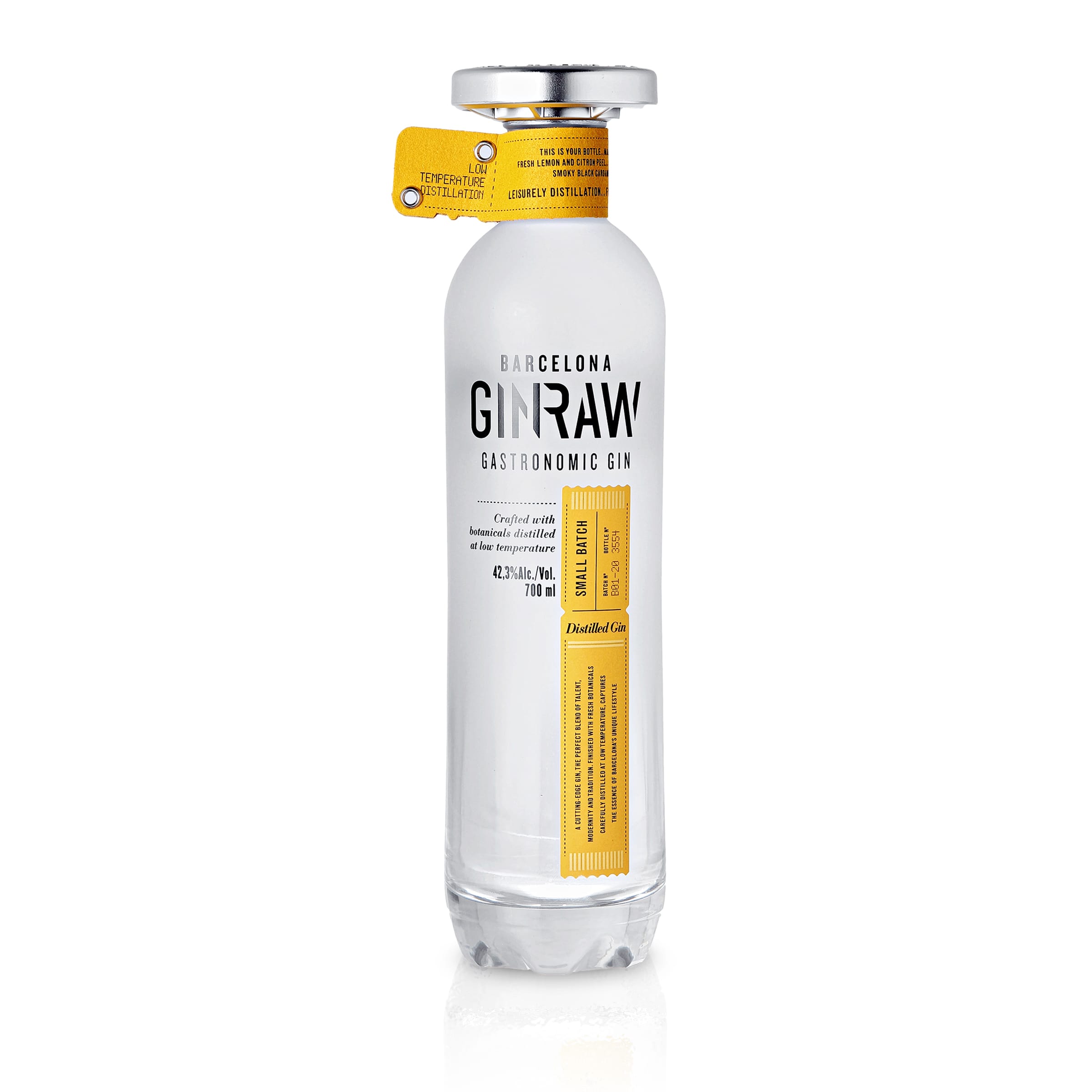Gin Raw - Moderner Gin aus Barcelona 42%vol. | Premium-Gin in einzigartigem Design