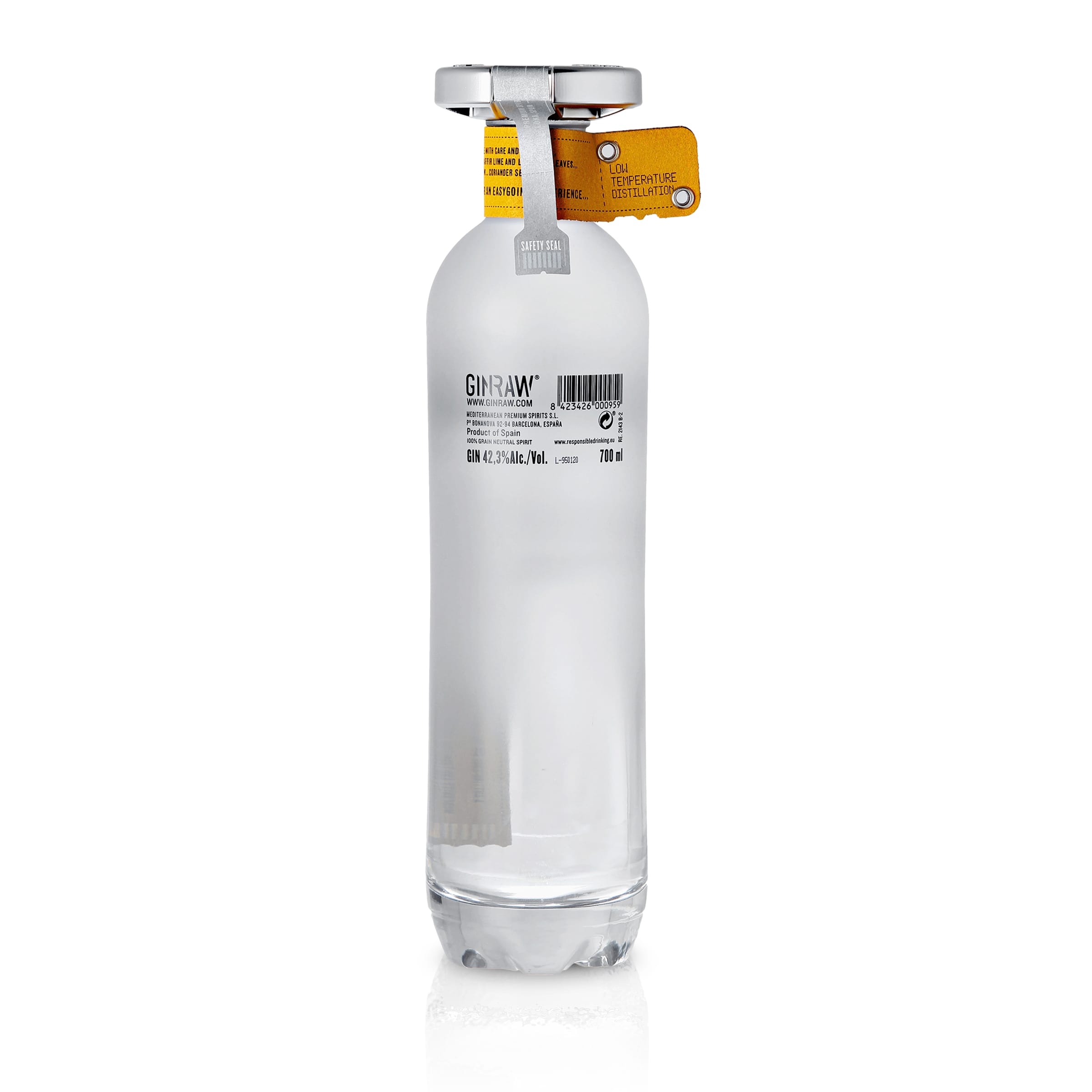 Gin Raw - Moderner Gin aus Barcelona 42%vol. | Premium-Gin in einzigartigem Design