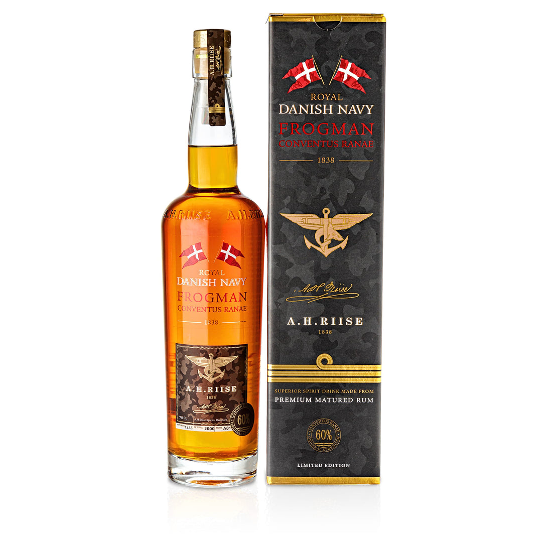 A.H. Riise Royal Danish Navy Rum Frogman Edition 60% vol.