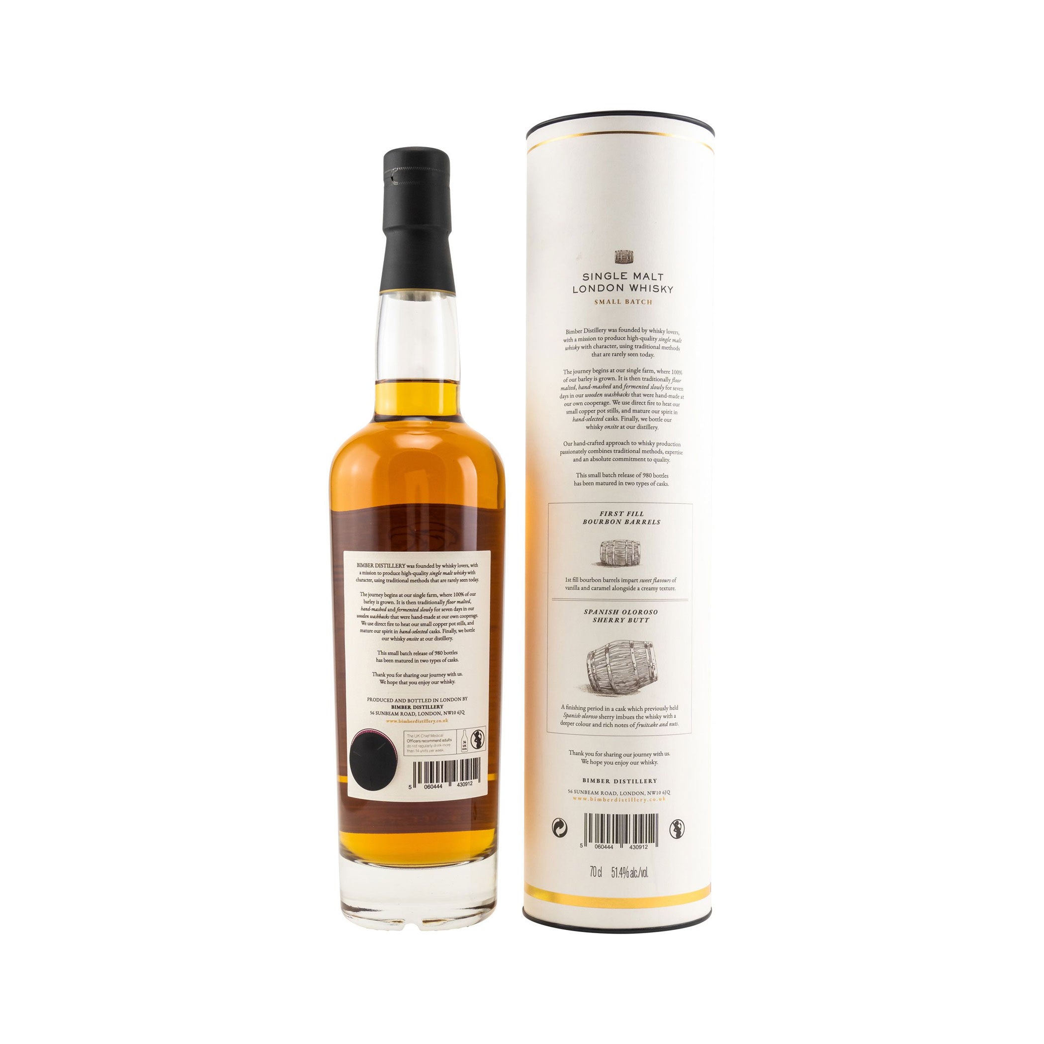 Bimber Single Malt London Whisky - Oloroso Cask Batch 3