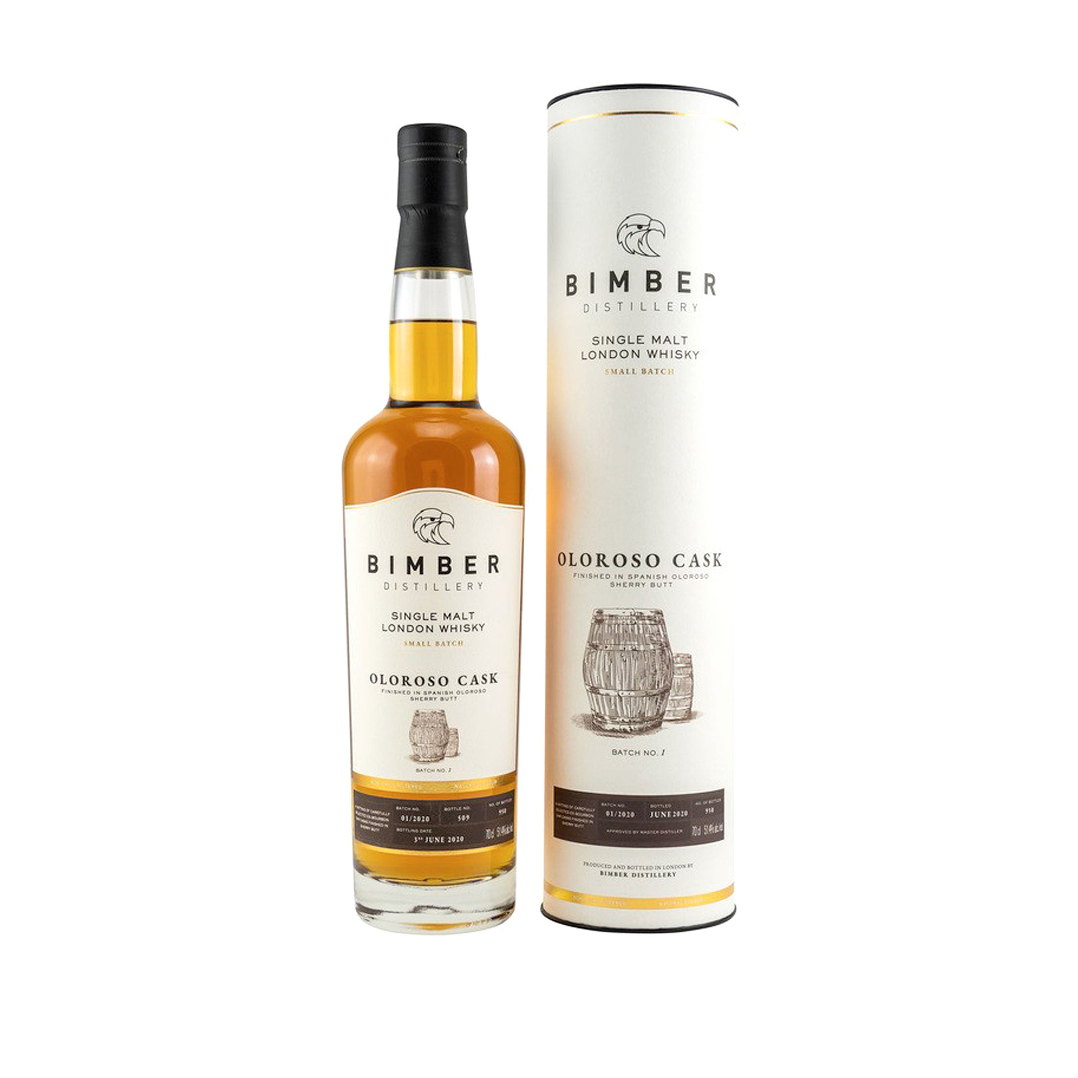 Bimber Single Malt London Whisky - Oloroso Cask Batch 1