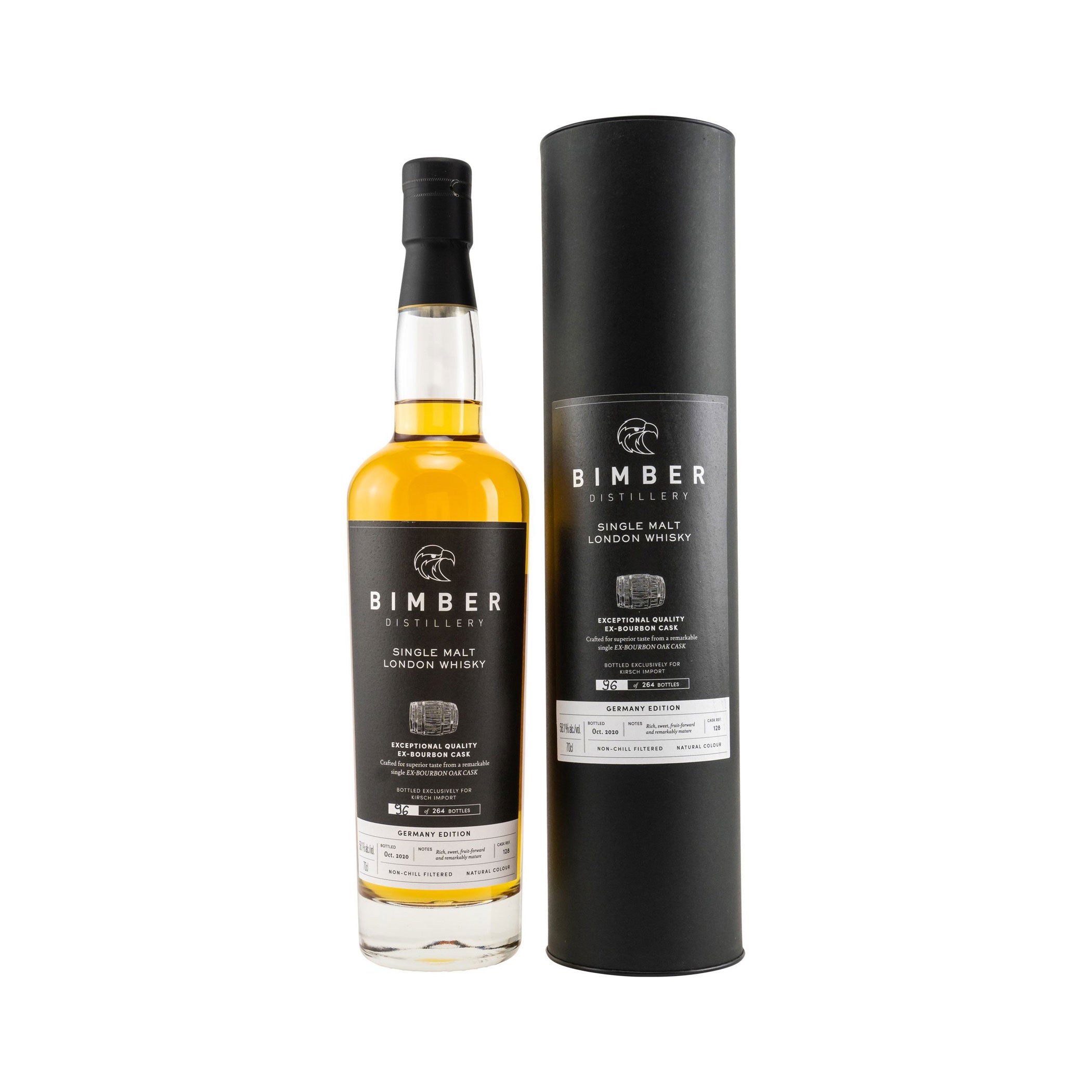 Bimber Single Malt London Whisky - Ex-Bourbon Cask #128 - for Kirsch