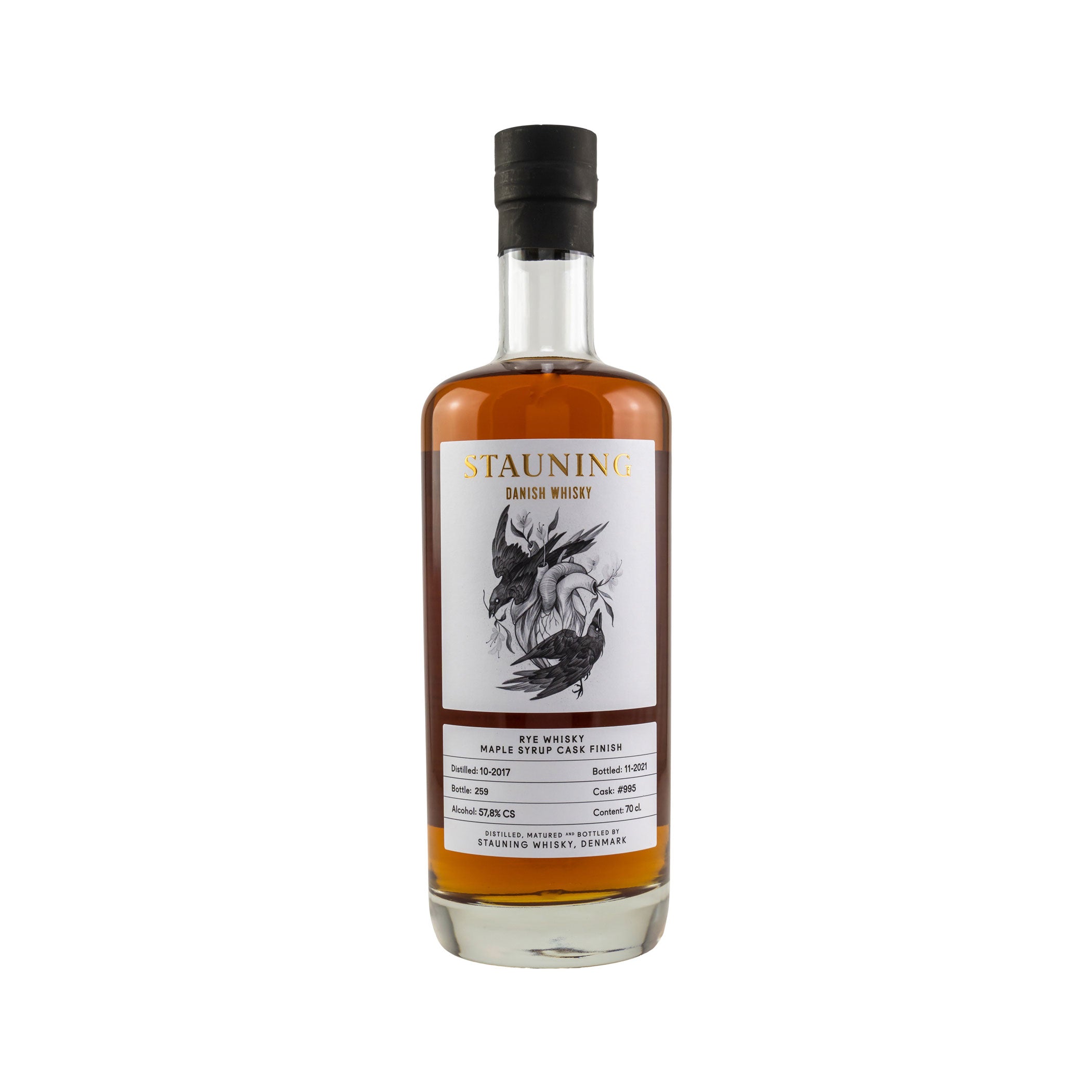 Stauning 2017/2021 - 4 Jahre - Rye Maple Syrup Finish - Single Cask #995