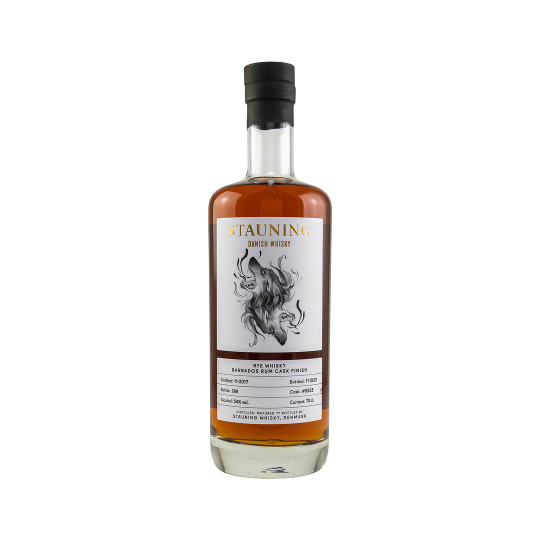 Stauning 2017/2021 - 4 Jahre - Rye Barbados Rum Finish - Single Cask #5553