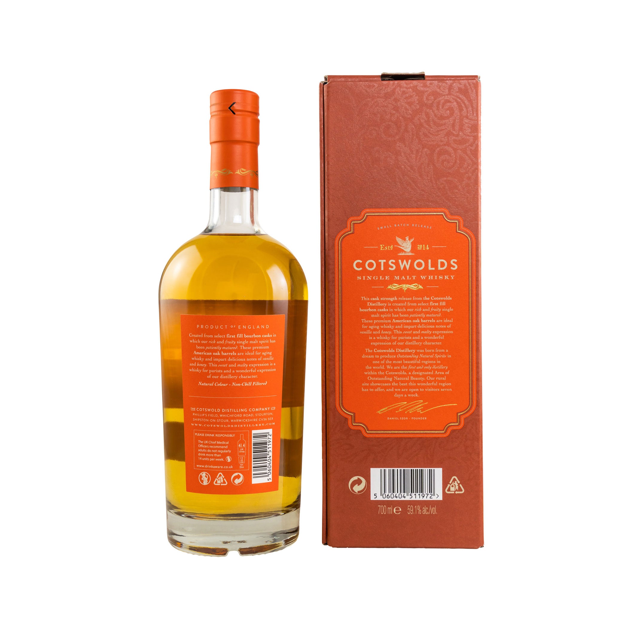 Cotswolds Cask Strength First Fill Bourbon Cask 59.1%