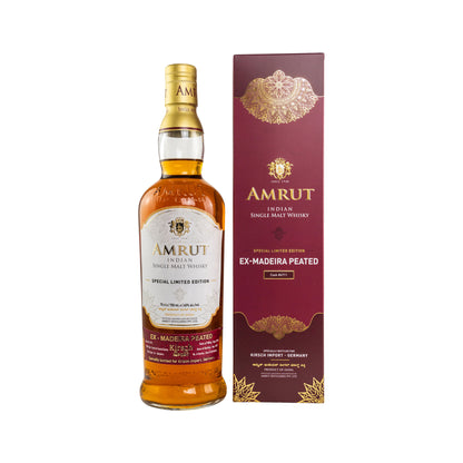 Amrut 2015/2021 Ex-Madeira PeatedIndian Single Malt Whisky