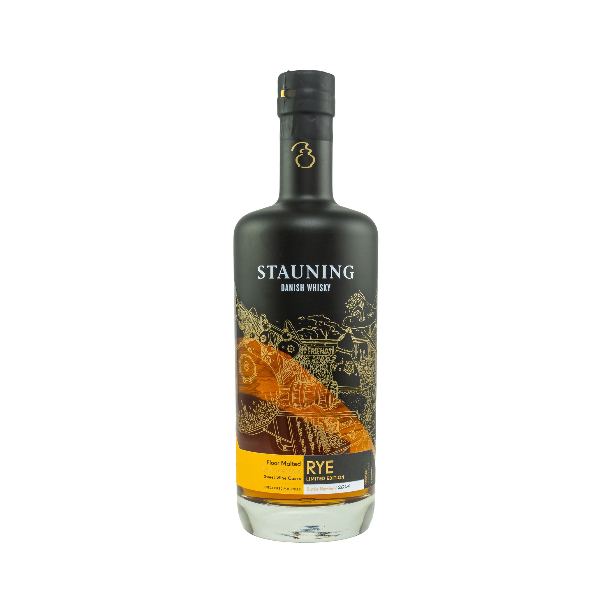 Stauning Rye – Sweet Wine Casks Floor Malted Danish Whisky - 3 Jahre - Wine Cask Limited Edition -
