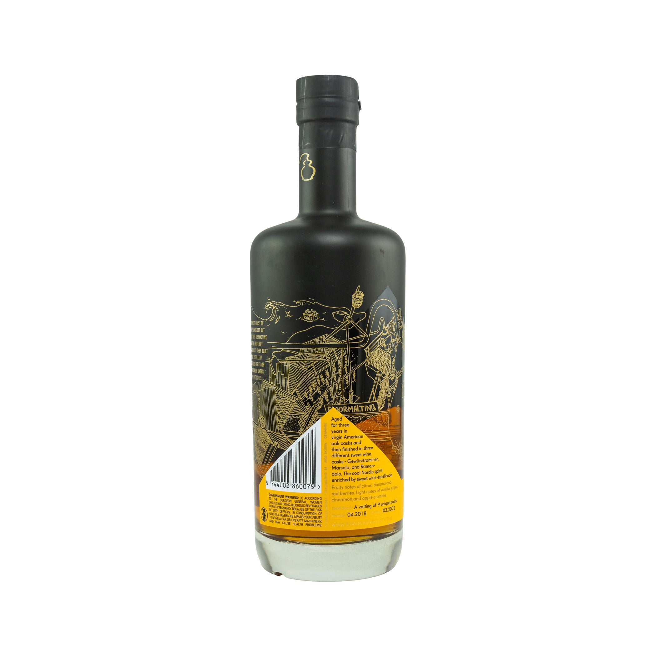 Stauning Rye – Sweet Wine Casks Floor Malted Danish Whisky - 3 Jahre - Wine Cask Limited Edition -