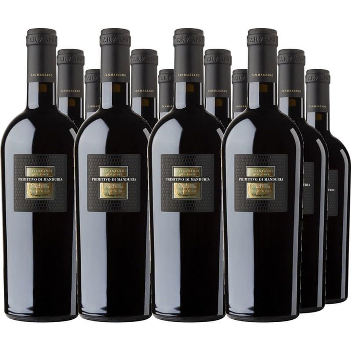 San Marzano Sessantanni Primitivo di Manduria 2019 12 Bottles Red Wine 0.75L 14.5% vol