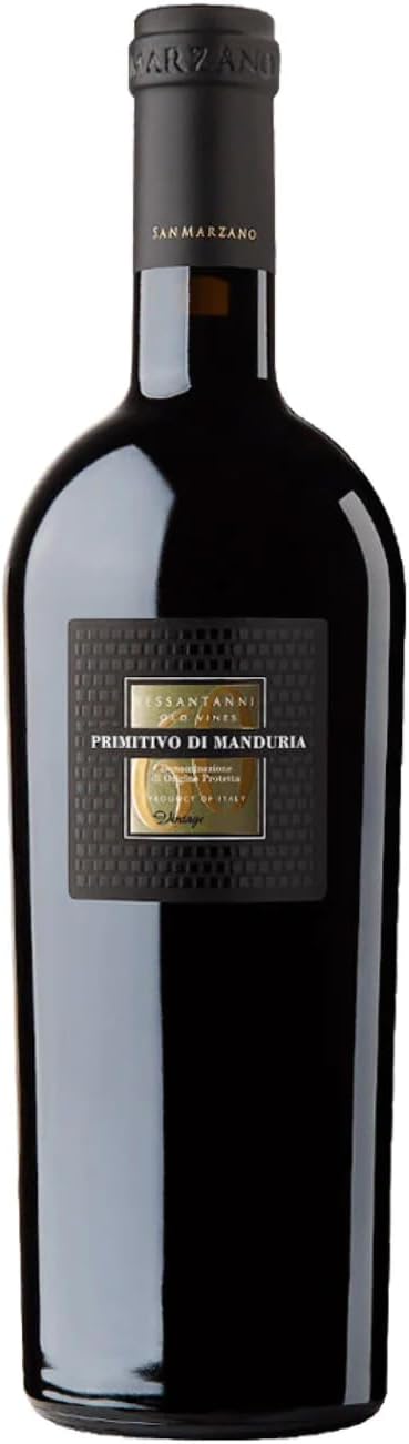 San Marzano Sessantanni Primitivo di Manduria 2019 12 Flaschen Rotwein 0,75L 14,5% vol