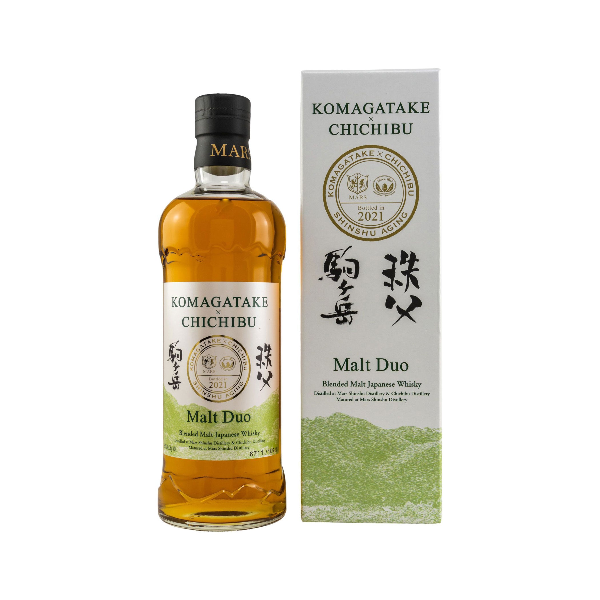Mars Whisky Malt Duo 2021 - Komagatake x Chichibu - Blended Malt Japanese Whisky