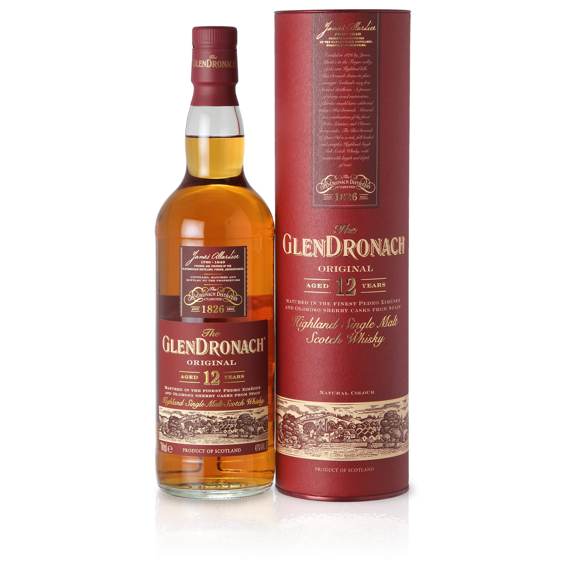 GlenDronach Original 12 Jahre Highland Single Malt Scotch Whisky