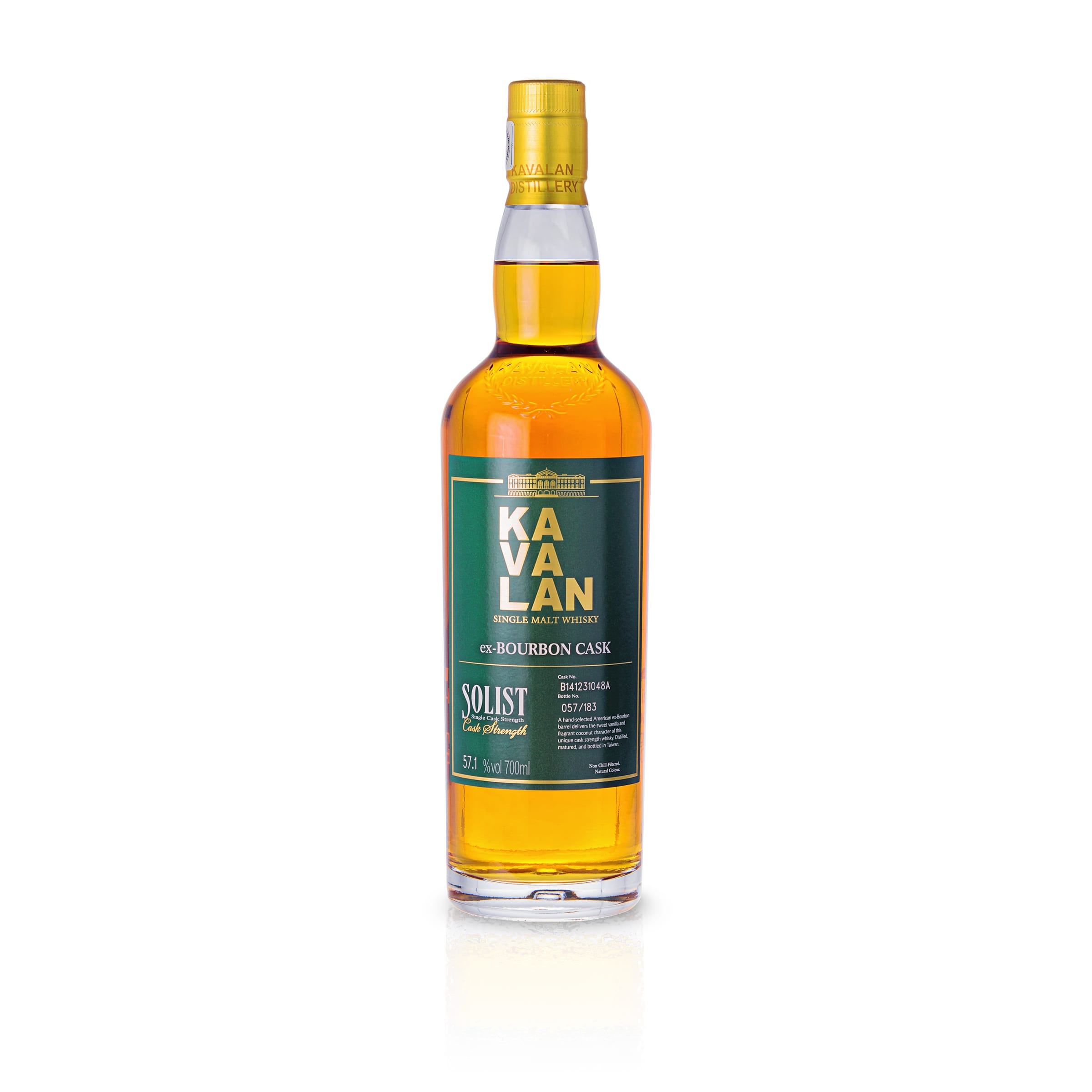Kavalan Solist ex-Bourbon Cask 57,8% vol. Cask Strength