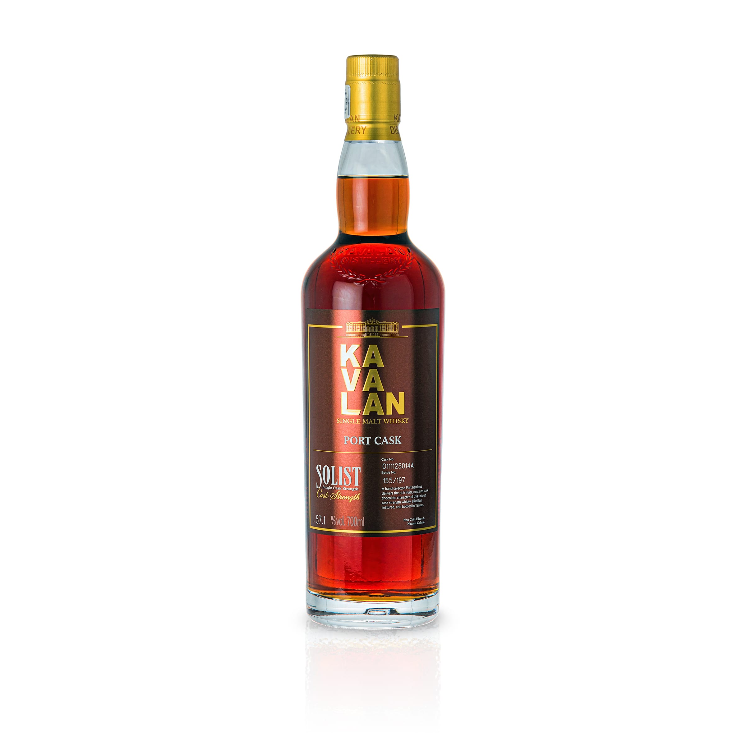 Kavalan Solist Port Cask 50-61%vol Cask Strength - Single Malt Whisky aus Taiwan