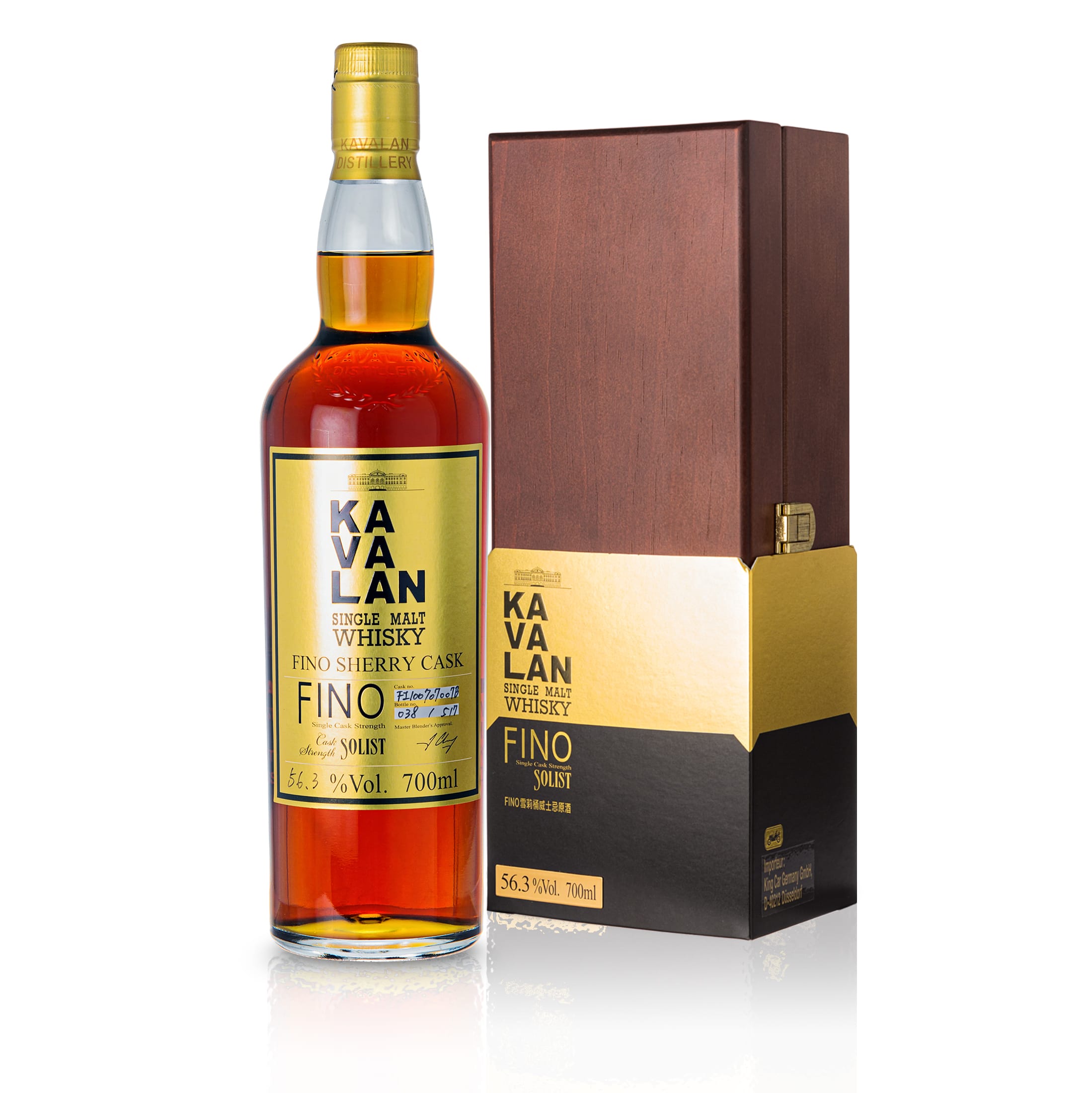 Kavalan Solist Fino Sherry Cask 56,3% vol. Cask Strength