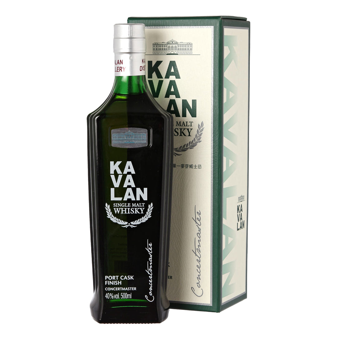Kavalany - Concertmaster Port Cask Finish Taiwan - Single Malt Whisk 40% Vol. 0,5l in Geschenkbox