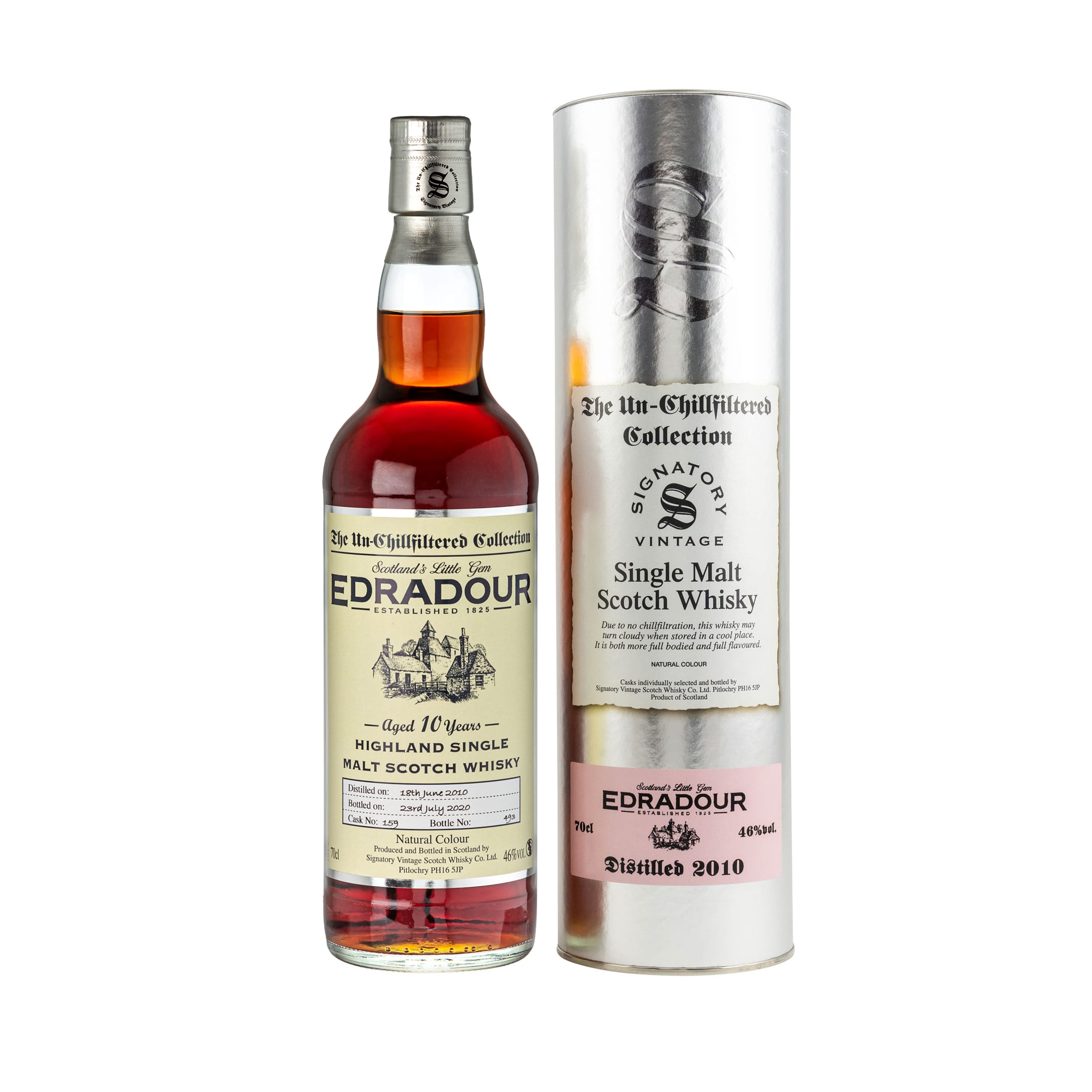 Edradour 2010/2020 Signatory un-chill Cask No. #159