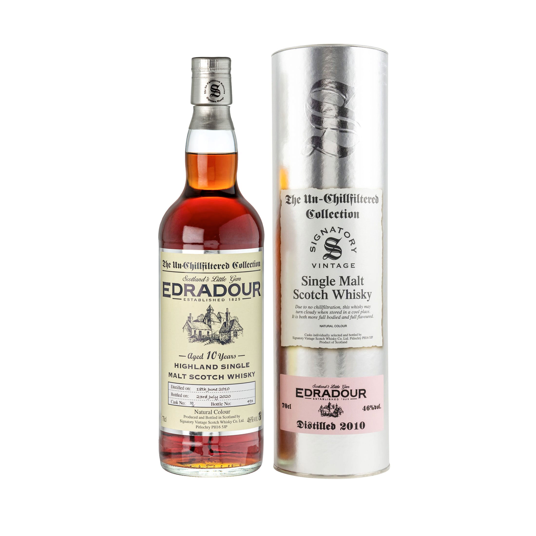 Edradour 2010/2020 Signatory un-chill Cask No. #10