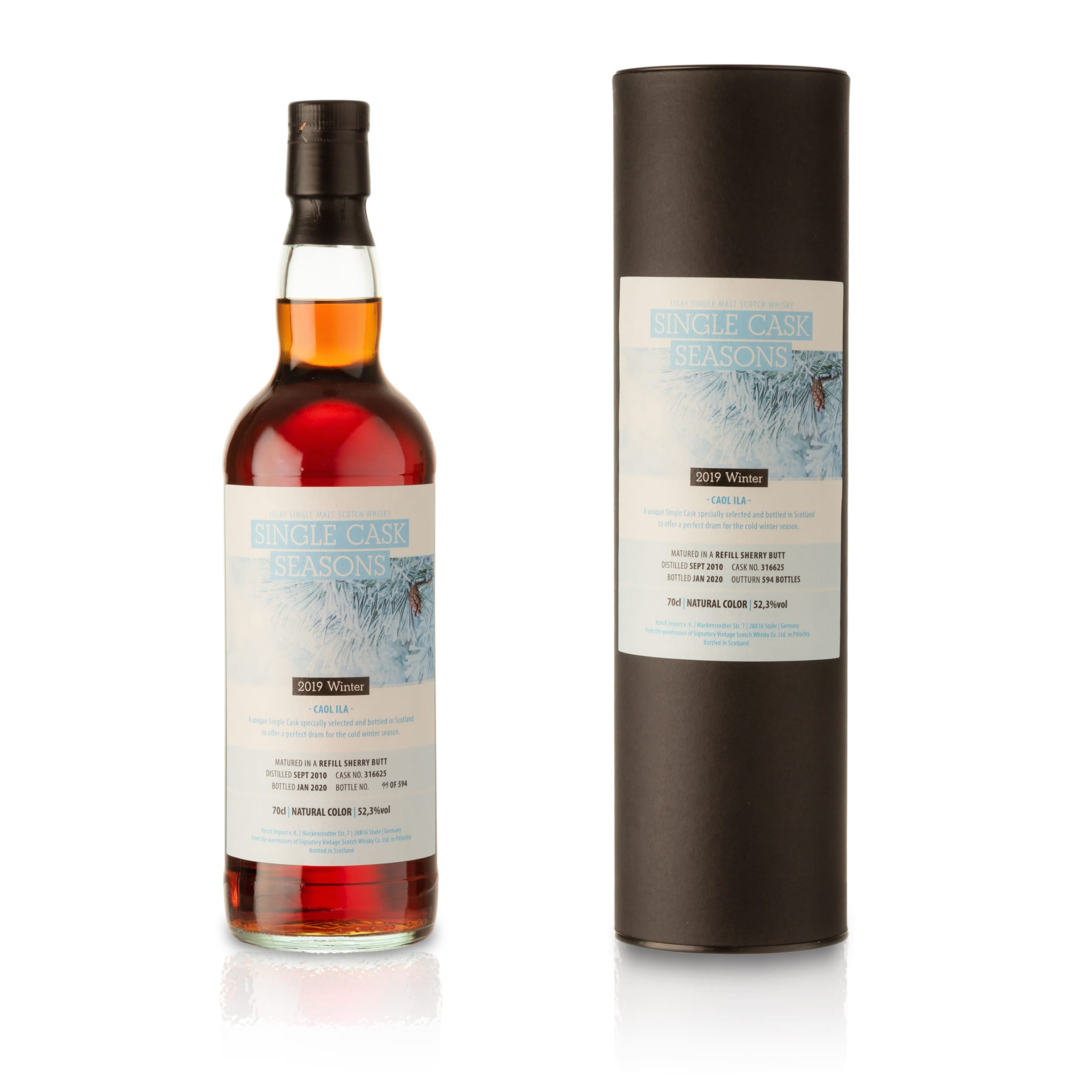Caol Ila 2010/2020 Single Cask Seasons Winter 2019 #316625 - Signatory