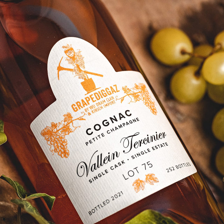 Cognac Petite Champagne Vallein Tercinier Lot 75 GrapeDiggaz by Wu DRAM Clan &amp; Kirsch Import