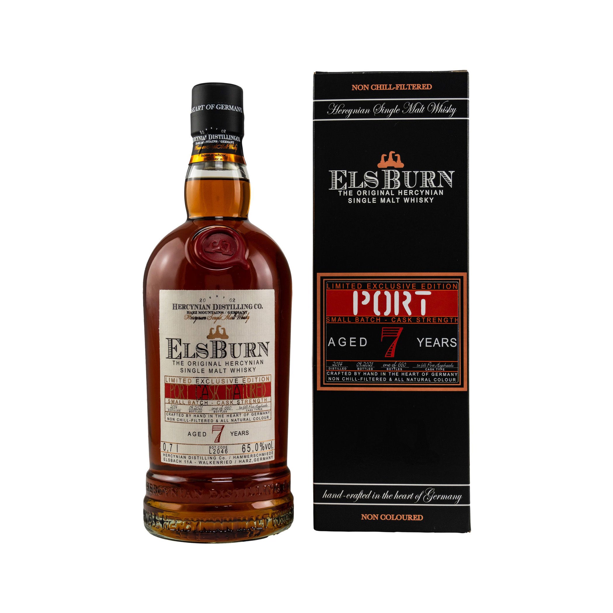 Elsburn 7 Jahre - Port Cask Matured - Cask Strength - Hercynian Single Malt Whisky