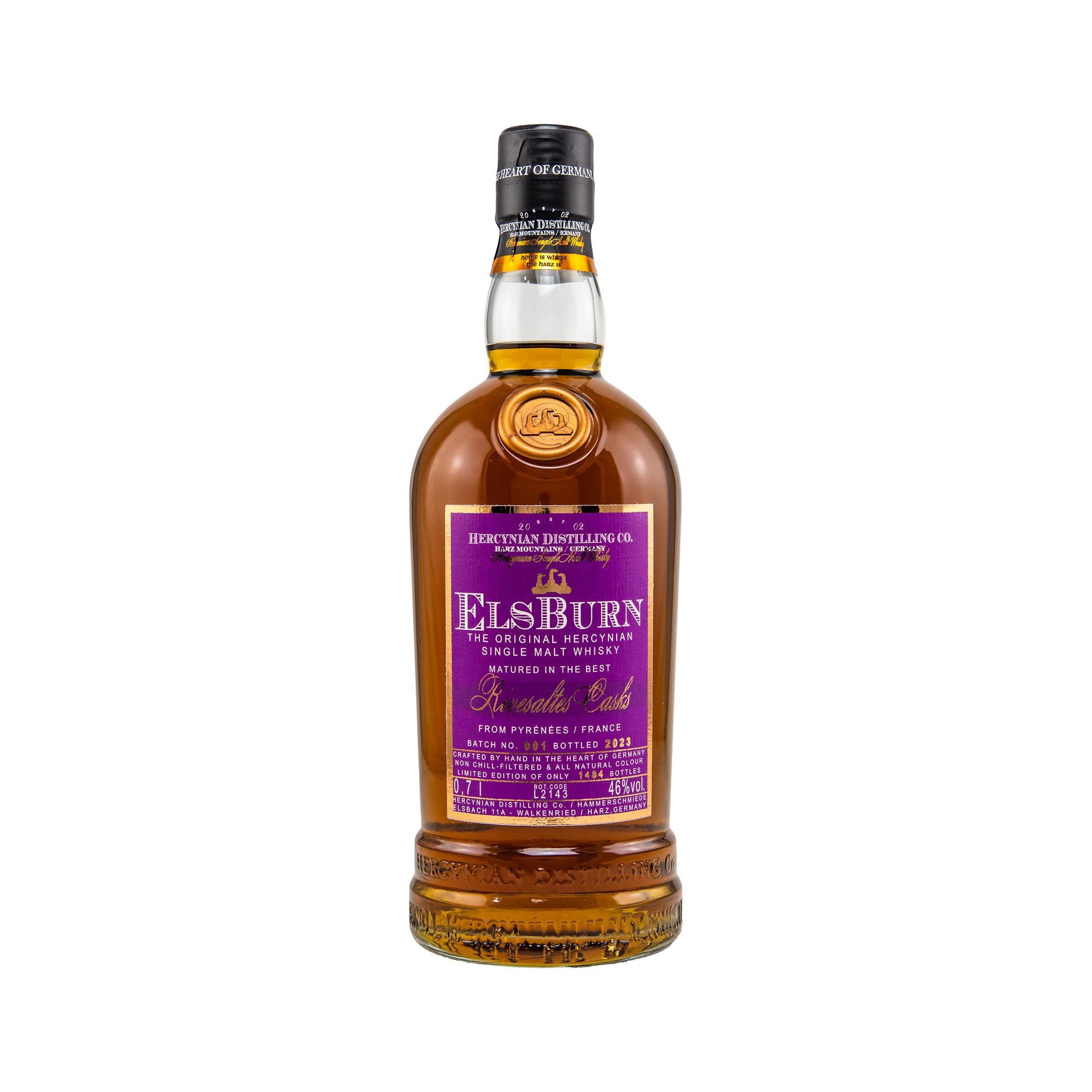 Elsburn Rivesaltes - Batch 001 - Whisky aus dem Harz Deuschland