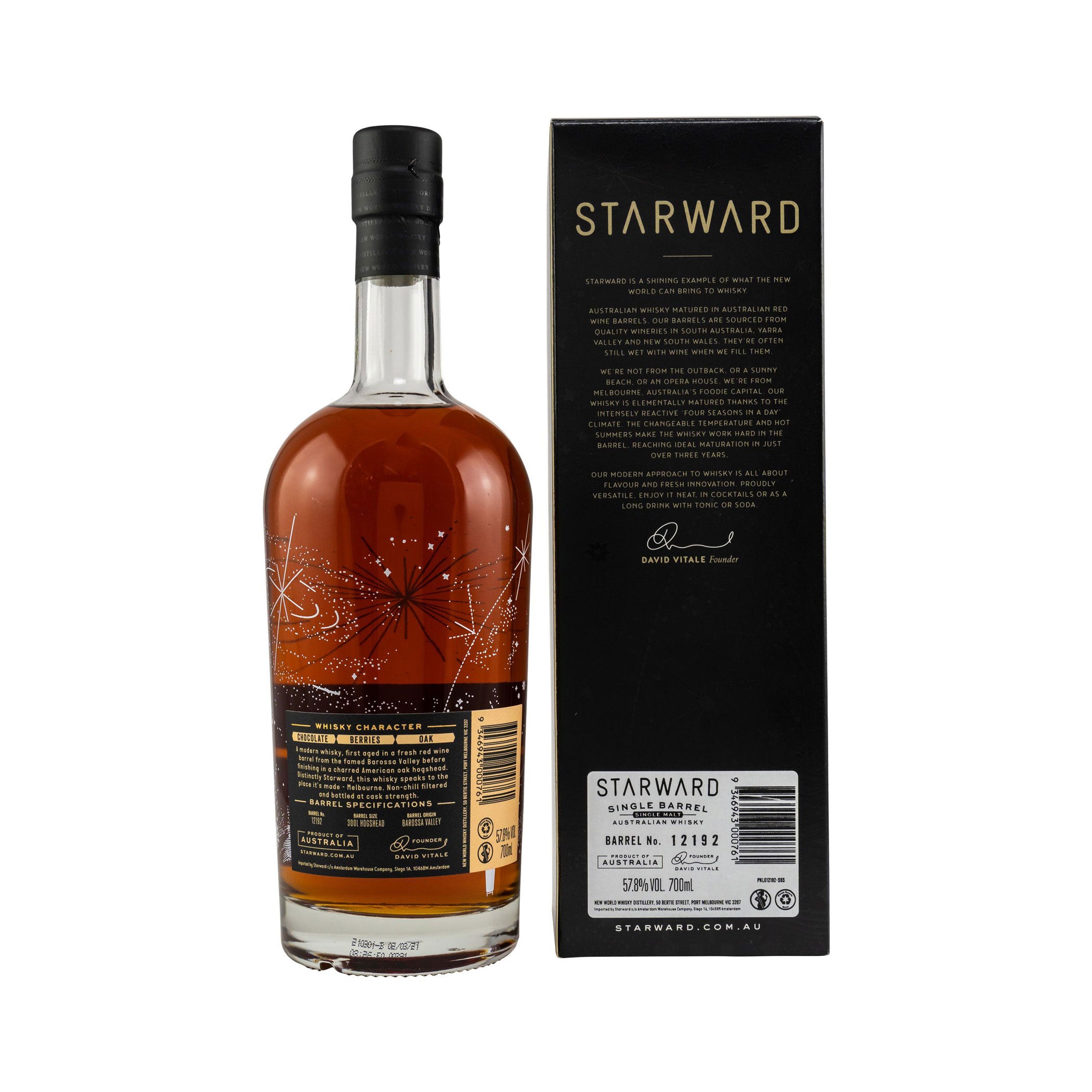 Starward 2016/2021 - 4 Jahre - Single Cask #12192