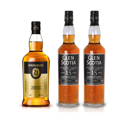Springbank 21   -  Glen Scotia 15 - Campbeltown Set