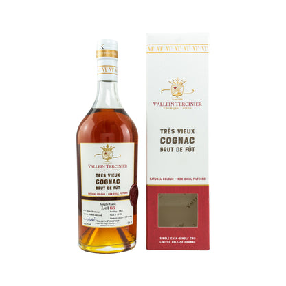 Vallein Tercinier Cognac Trés Vieux Lot 66 – 100% Petite Champagne - Single Cask