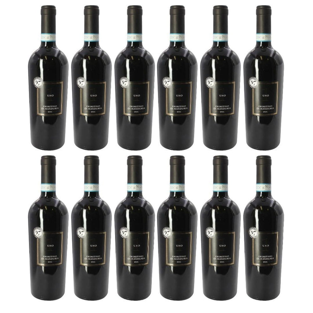 Masseria La Volpe Uno Primitivo di Manduria 2024 12 Bottles Red Wine 0.75L 14% vol