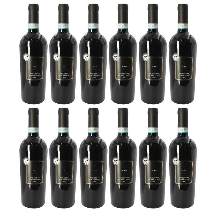 Masseria La Volpe Uno Primitivo di Manduria 2024 12 Bottles Red Wine 0.75L 14% vol