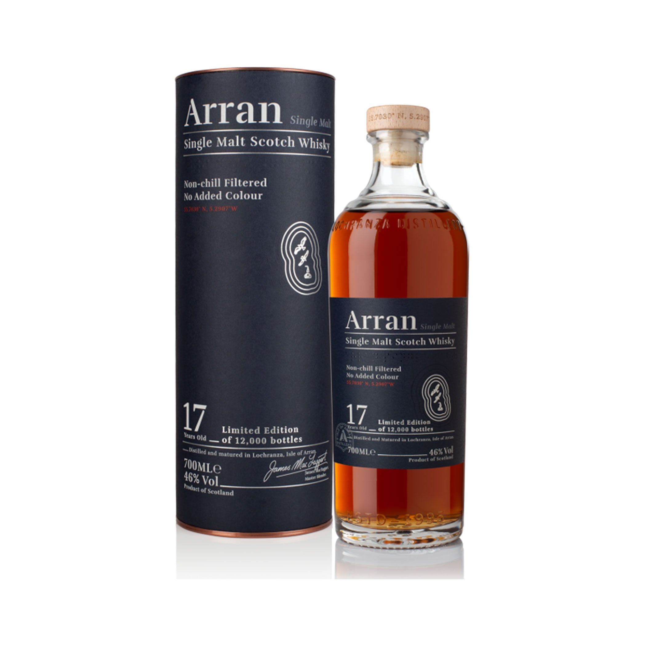 Arran 17 Year Old - Single Malt Scoth Whisky - Isle of Arran Lochranza