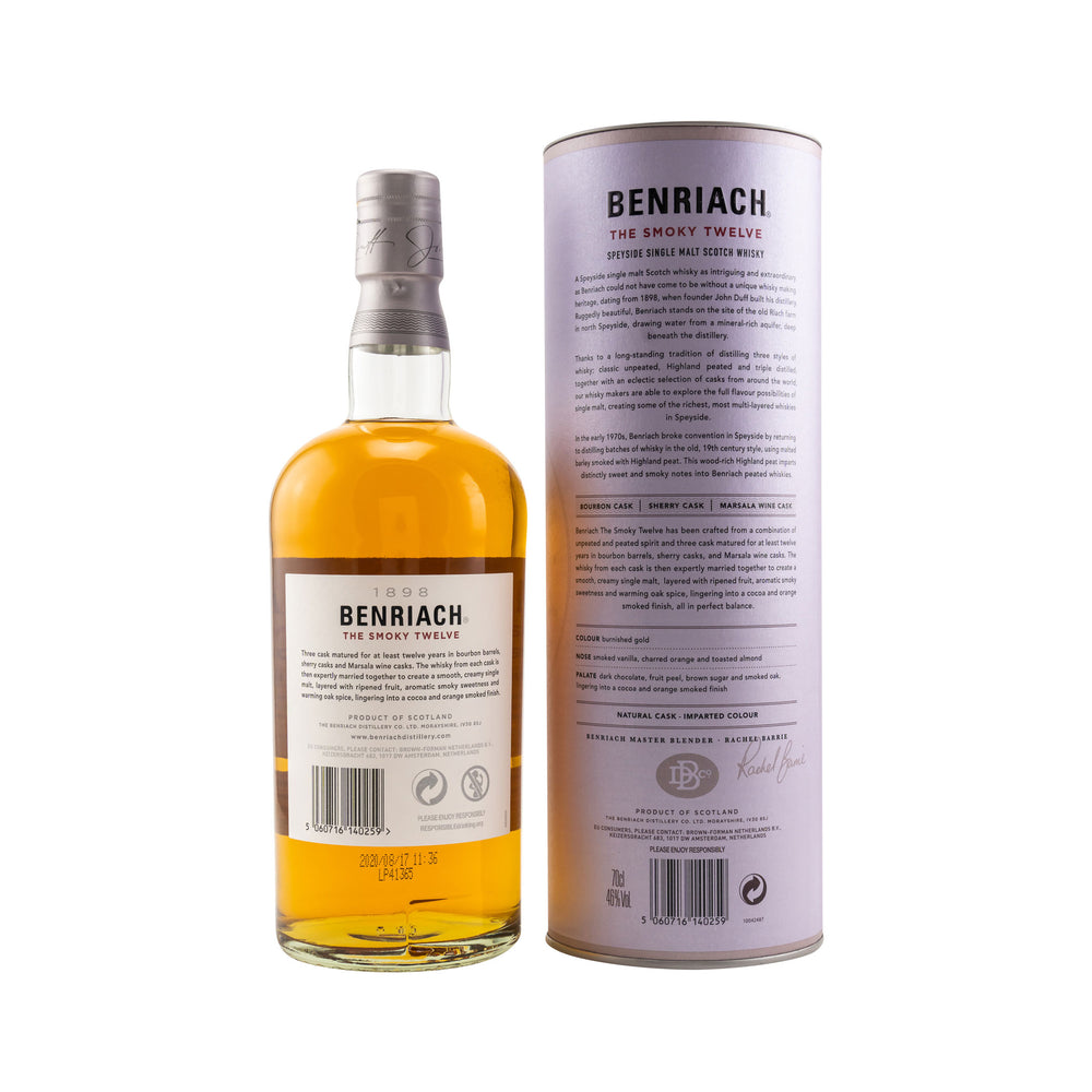 Benriach THE SMOKY TWELVE 46% 0.7L